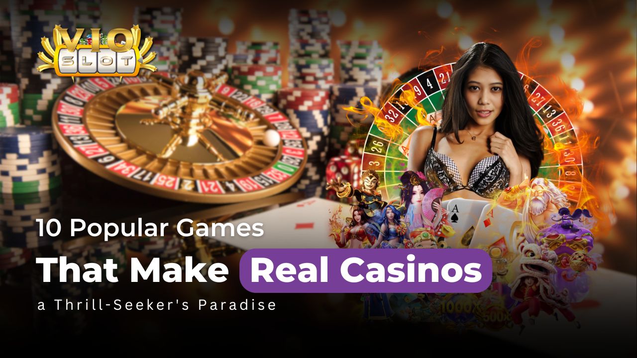 10 Popular Games That Make Real Casinos a Thrill-Seeker’s Paradise